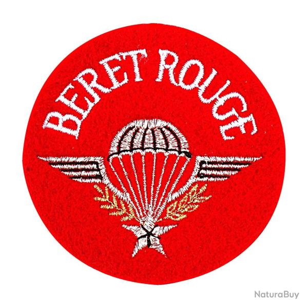 �cusson brod� Ares b�ret rouge insigne de tradition - Rouge