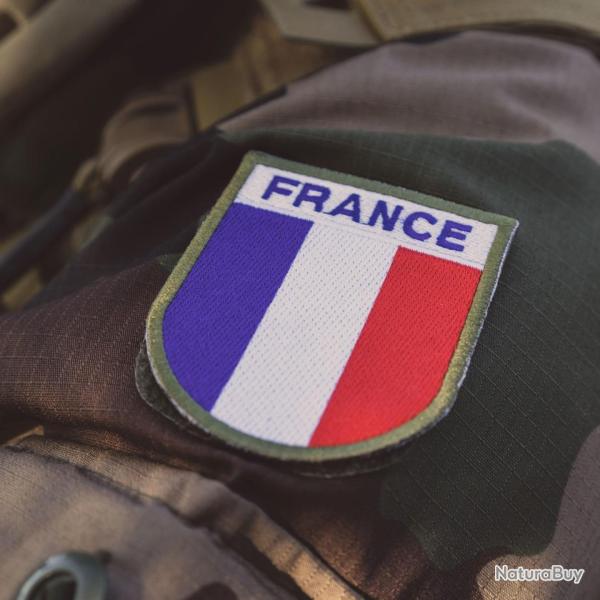 �cusson brod� France 75 x 65 mm � dos auto-agrippant - Autre