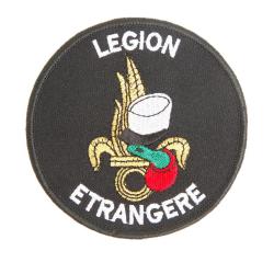&Eacute;cusson brod&eacute; L&eacute;gion &eacute;trang&egrave;re Ares k&eacute;pi flamme et &eacute;paulette - Autre