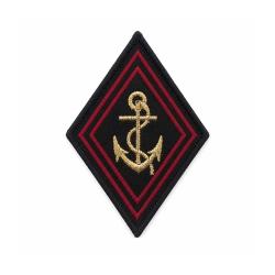&Eacute;cusson brod&eacute; losange Troupes de Marine 60 x 80 mm dos - Autre