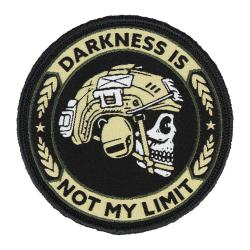 &Eacute;cusson brod&eacute; rond Ares Darkness is not my limit 8 cm &agrave; dos - Autre