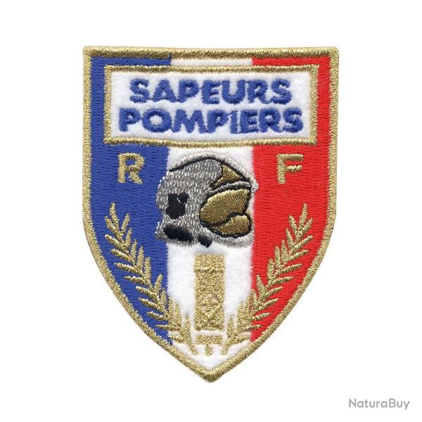 �cusson brod� sapeurs-pompiers 6,1 x 8,1 cm � dos - Autre