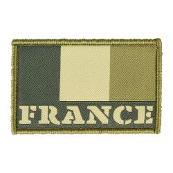 &Eacute;cusson drapeau fran&ccedil;ais Ares tiss&eacute; 5 x 8 cm basse visibilit&eacute; - Autre