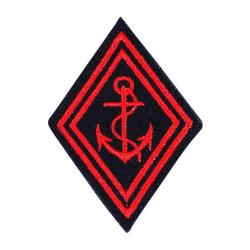 &Eacute;cusson losange rouge des troupes de marine Ares &agrave; dos - Bleu TDM