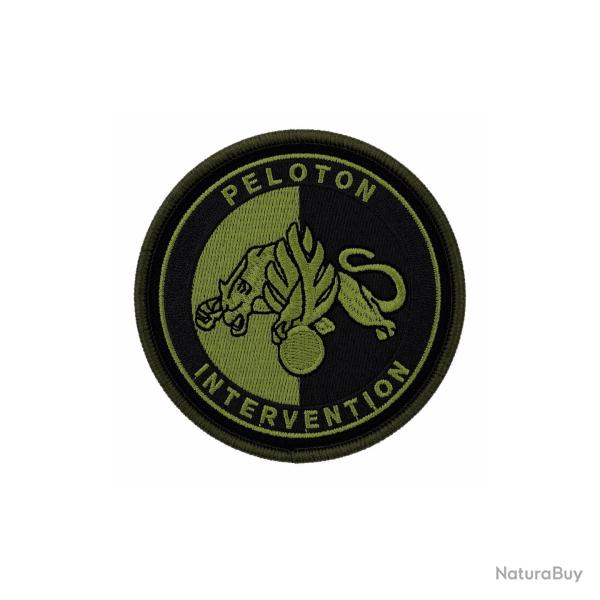 �cusson Patrol Equipement Peloton d'intervention rond 8 cm - Vert / Brode Basse Visibilite