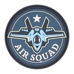 &Eacute;cusson rond Ares Air Squad en PVC souple 8 cm &agrave; dos - Autre
