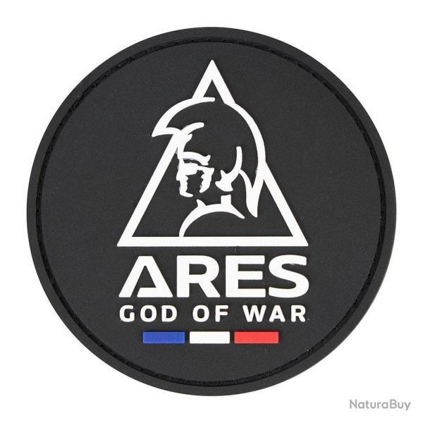 �cusson rond Ares en PVC souple moul� de 8 cm - Noir