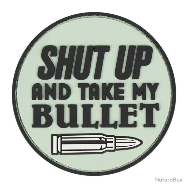 �cusson rond Ares Shut up and take my bullet en PVC souple - Autre