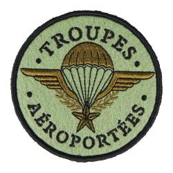 &Eacute;cusson rond brod&eacute; Ares Troupes a&eacute;roport&eacute;es 8 cm - Autre