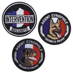 &Eacute;cusson rond brod&eacute; Patrol Equipement S&eacute;curit&eacute; 8 &agrave; 9 cm &agrave; dos - Autre / AC ROTTWEILLER