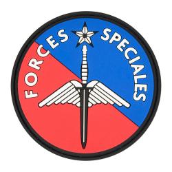 &Eacute;cusson rond Forces Sp&eacute;ciales Ares en PVC souple 8 cm - Autre