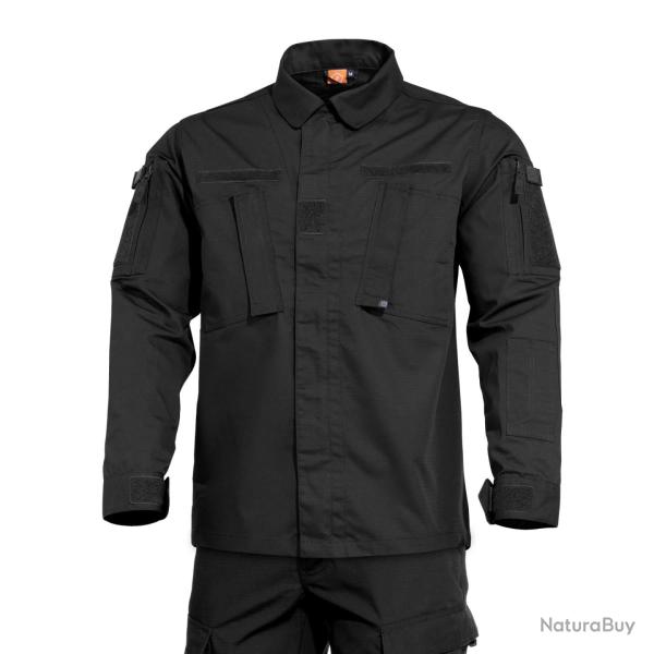 Ensemble de combat Pentagon ACU 2.0 veste et pantalon ripstop - Noir / 48 (L)