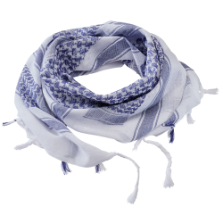 Foulard Brandit Shemagh - Bleu / Blanc