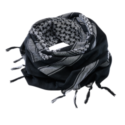 Foulard Brandit Shemagh - Noir / Blanc