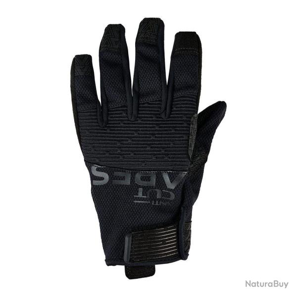 Gants anti-coupure Ares EN 388 niveau 3434CX paume microfibre - Noir / M