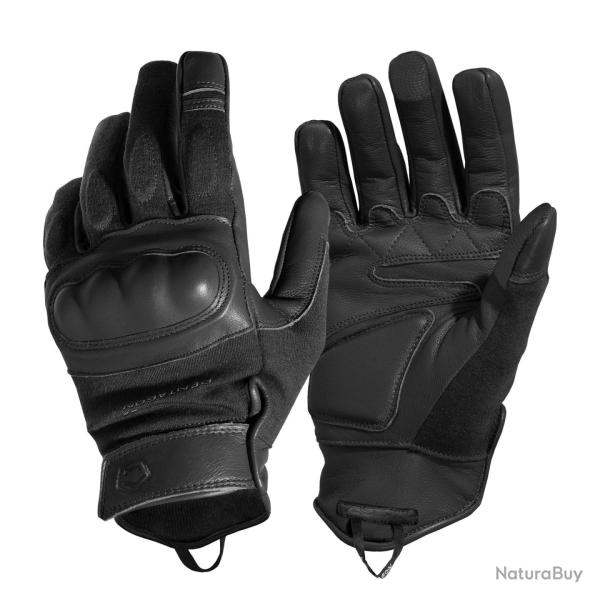 Gants anticoupure Pentagon Storm Nomex DuPont cuir de vachette - Noir / XL