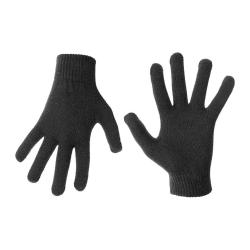 Gants Ares en acrylique taille unique pour le port courant - Noir