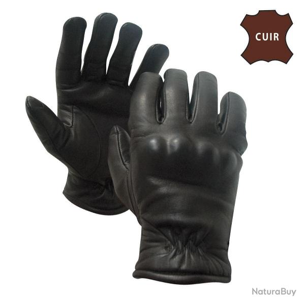Gants d'intervention Patrol Equipement en cuir de vache - Noir / 2XL