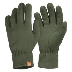 Gants polaires Pentagon Triton polyester 320 g/m&sup2; cordon - Vert olive / XS - S