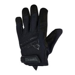 Gants tactiques Ares Sentinelle Mesh paume microfibre Nash - Noir / 2XL