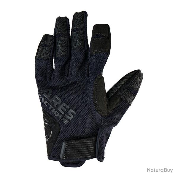 Gants tactiques Ares Tactique Power paume microfibre Nash - Noir / S