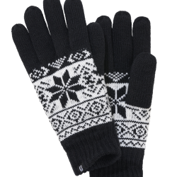 Gants tricot Brandit Snow Gloves doublure 3M Thinsulate - Noir / M