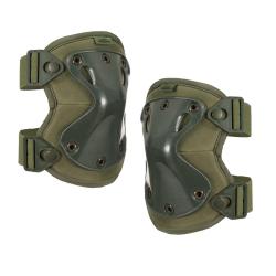 Genouill&egrave;res tactiques Tac Maven Tibia &agrave; coque TPU souple - Vert olive