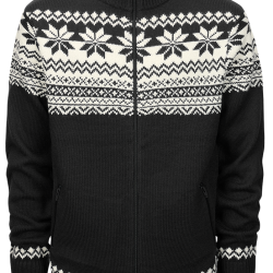 Gilet Brandit Norwegian Cardigan maille polyacrylique - Noir / S