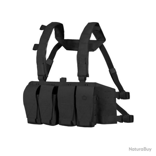 Gilet chest rig Pentagon Amina Hybrid Recon en Cordura 500D - Noir / Taille unique