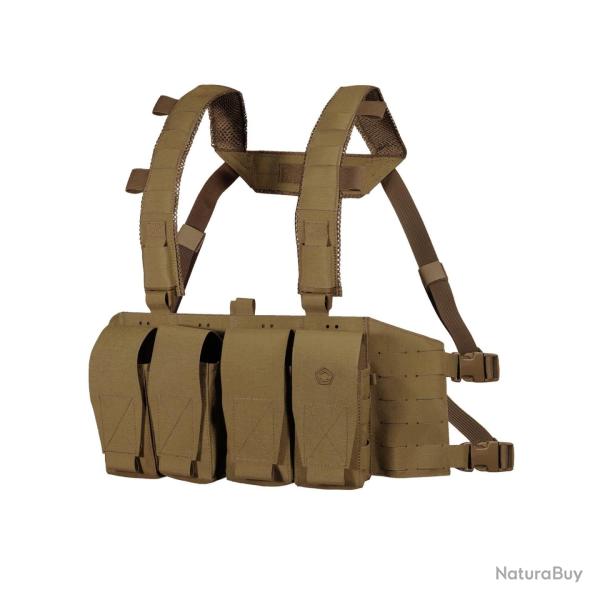 Gilet chest rig Pentagon Amina Hybrid Recon en Cordura 500D - Coyote / Taille unique