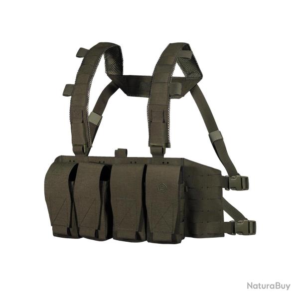 Gilet chest rig Pentagon Amina Hybrid Recon en Cordura 500D - RAL7013 / Taille unique