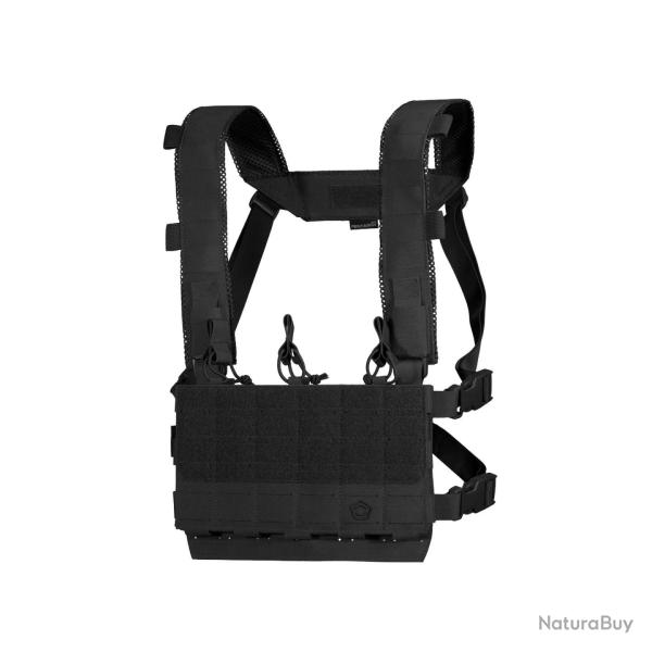 Gilet chest rig Pentagon Amina Micro en Cordura 500D - Noir / Taille unique