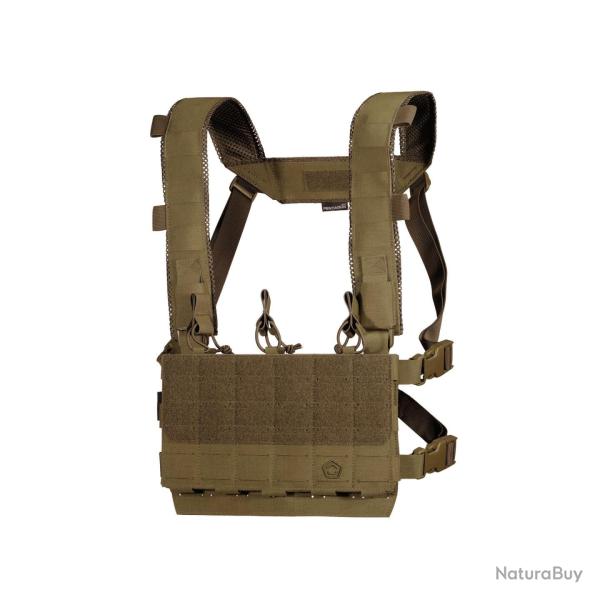 Gilet chest rig Pentagon Amina Micro en Cordura 500D - Coyote / Taille unique