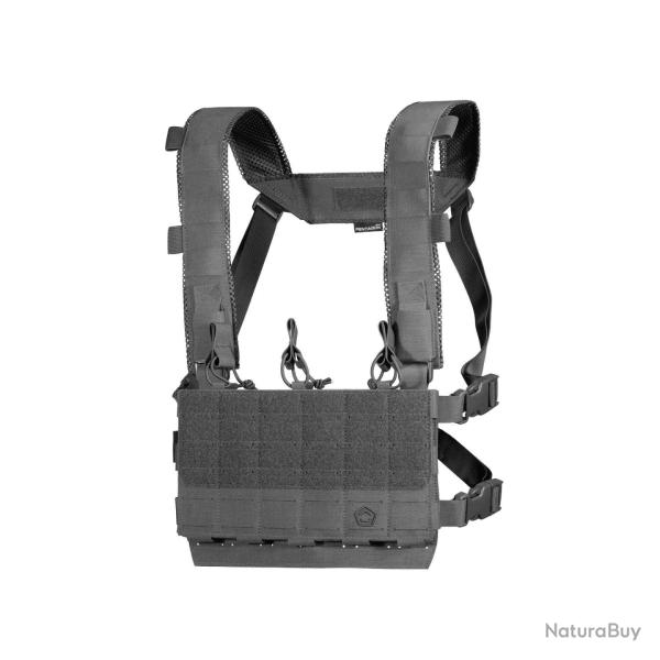 Gilet chest rig Pentagon Amina Micro en Cordura 500D - Gris loup / Taille unique