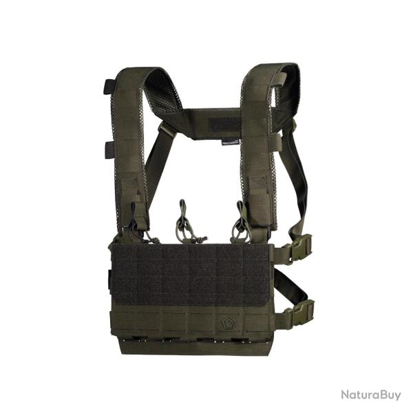 Gilet chest rig Pentagon Amina Micro en Cordura 500D - RAL7013 / Taille unique