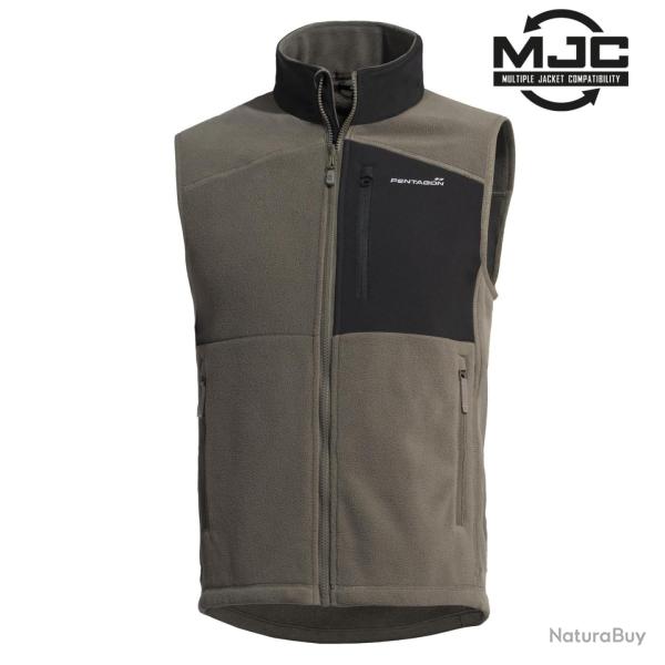 Gilet polaire Pentagon Athos 2.0 polyester 320 g/m� poche - RAL7013 / S