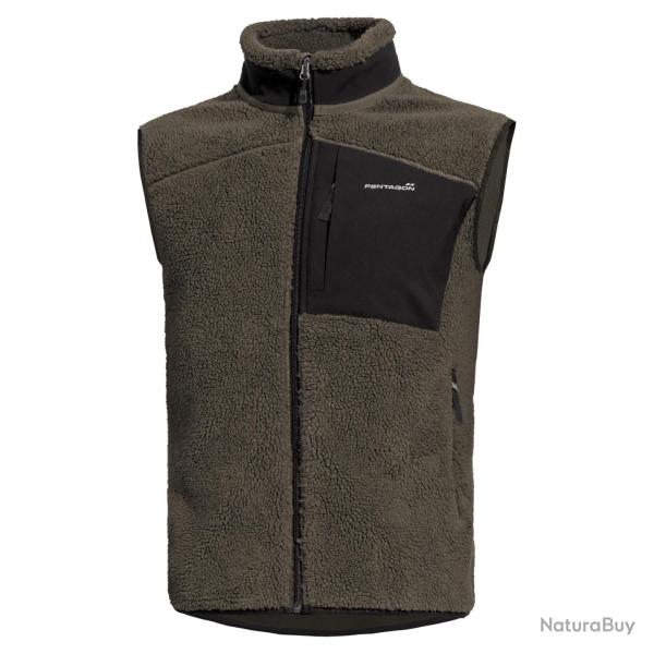 Gilet polaire Pentagon Summit Sherpa polyester 450 g/m� - RAL7013 / XL