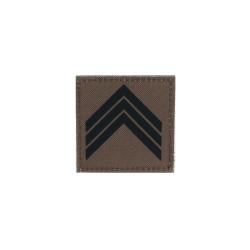 Grade militaire Patrol Equipement basse visibilit&eacute; 5 x 5 cm - Autre / SERGENT CHEF/MARECHAL LOGISCHE