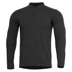 Haut &agrave; col mandarin Pentagon Romeo 2.0 coton 190 g/m&sup2; certifi&eacute; - Noir / XS
