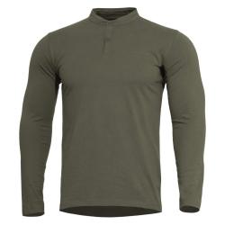 Haut &agrave; col mandarin Pentagon Romeo 2.0 coton 190 g/m&sup2; certifi&eacute; - Vert olive / M