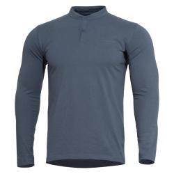 Haut &agrave; col mandarin Pentagon Romeo 2.0 coton 190 g/m&sup2; certifi&eacute; - Bleu charbon / 2XL