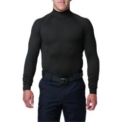 Haut Mock Neck 5.11 Tactical en jersey 87 % polyester 13 % - Noir / M / Regular
