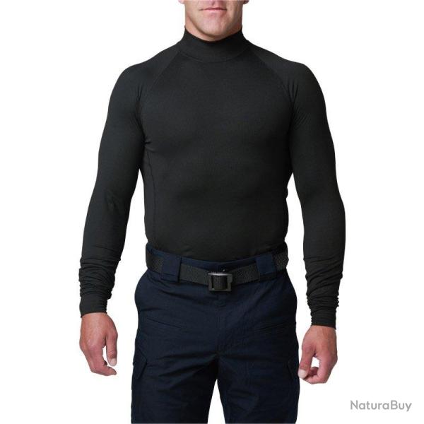 Haut Mock Neck 5.11 Tactical en jersey 87 % polyester 13 % - Noir / L / Regular