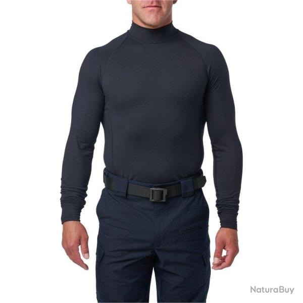 Haut Mock Neck 5.11 Tactical en jersey 87 % polyester 13 % - Midnight Navy / XL / Regular