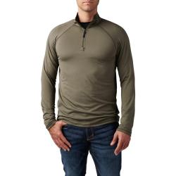 Haut Stratos quart de glissi&egrave;re 5.11 Tactical col doubl&eacute; - Coyote / 2XL