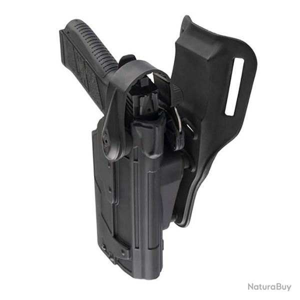Holster King Cobra pour Glock 17 avec lampe TLR-1 ou TLR-2 - Noir