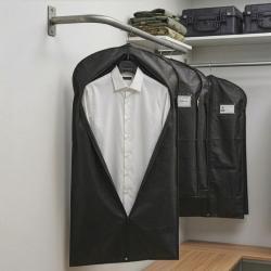 Housse de v&ecirc;tement non-tiss&eacute; 60 x 110 cm - Noir