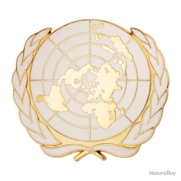 Insigne de b�ret Boussemart ALAT ONU et troupes de marine - Bleu ONU