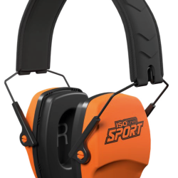 Isotunes Defy &eacute;troite Passive 231 g en protection auditive pour le stand et l'atelier - Orange