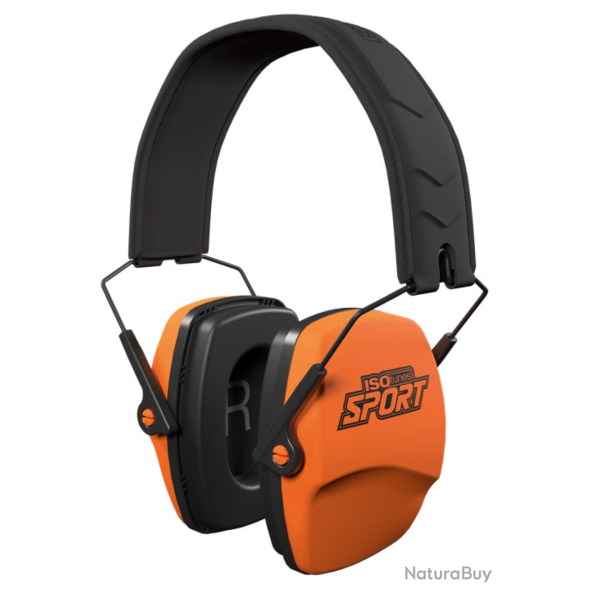 Isotunes Defy �troite Passive 231 g en protection auditive pour le stand et l'atelier - Orange
